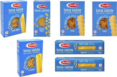 Produktbild von TESTPAKET Barilla senza Glutine Glutenfrei pasta nudeln 7 x 400G