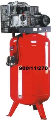 Produktbild von Druckluftkompressor 900/11/270 St 2-Zylinder-Aggregat BK119 Druckluft Kompressor