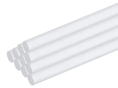10 runde Acrylstäbe, 3 mm x 300 mm, transparent