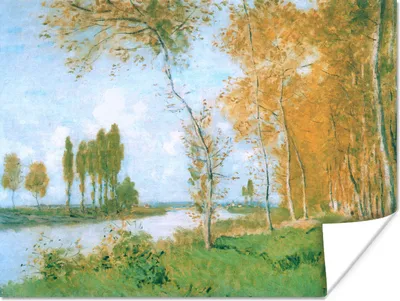 Produktbild von MuchoWow® Poster Der Frühling in Argenteuil - Gemälde von Claude Monet 160x120 cm - Foto Plakat