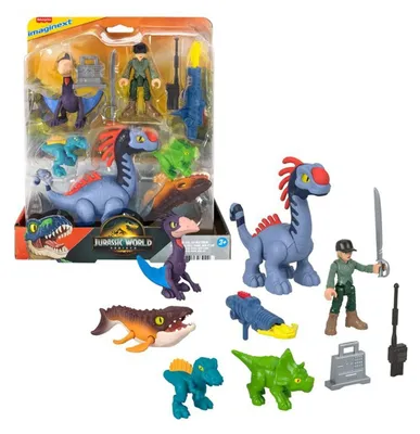 Image de Figurines de dinosaures IMAGIEXT (lot de plusieurs)