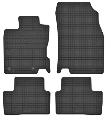 Image de Tapis de sol en caoutchouc pour Renault Kajdar 2015-2022 (SUV) – 4 pièces, noirs, sur mesure