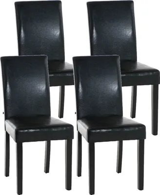 Produktbild von 4er Set Esszimmerstuhl HLO-CP20 schwarz schwarz