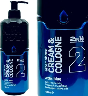 Produktbild von Nishman - Aftershave Cream & Cologne 2in1 Arctic Blue 2 - After Shave Lotion 400ml