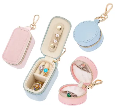 Immagine prodotto di Portagioie portatile per anelli, 4 pezzi. Ideale per viaggi