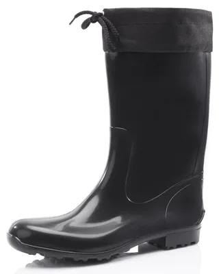 Produktbild von Ladeheid Damen Gummistiefel mit Stulpe LA-968 (Schwarz/Schwarz, 37)
