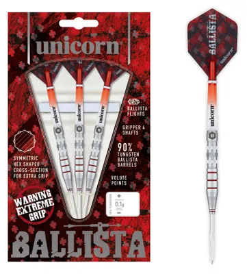 Produktbild von Unicorn Ballista Style 3 Tungsten Steel Darts - 21g -- 1 Satz