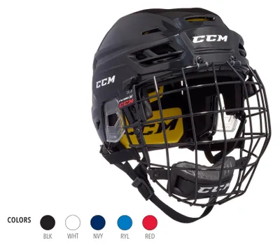 Produktbild von CCM Tacks 210 Eishockey Combo Helm Senior, Größe: L, Farbe: Navy