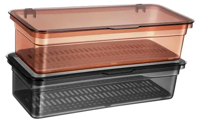 Produktbild von 2-teiliges Besteck-Organizer-Set mit Abtropffunktion