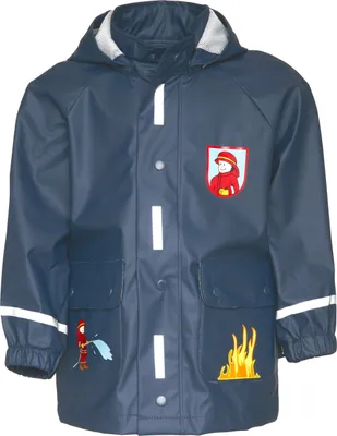 Produktbild von Playshoes Regenjacke Uni Kinder Wind- und wasserdicht Regenmantel Regenbeklei
