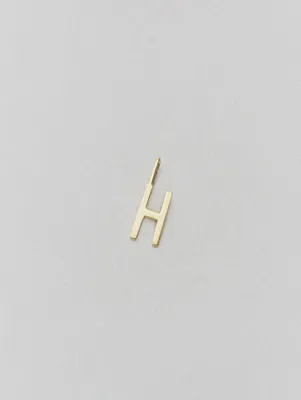 Produktbild von Design Letters - Anhänger "H" Gold