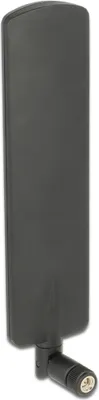Produktbild von DeLOCK 89604, 2 dBi, 0.698 - 0.96/1.7 - 2.69 GHz, 50 Ohm, SMA, Lineare Polarisation, Schwarz