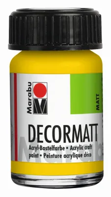 Produktbild von Marabu 1401 39 019 Decormatt Acryl, Gelb 019, 15 ml
