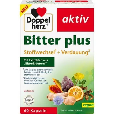Produktbild von Doppelherz Bitter plus Kapseln 60 St