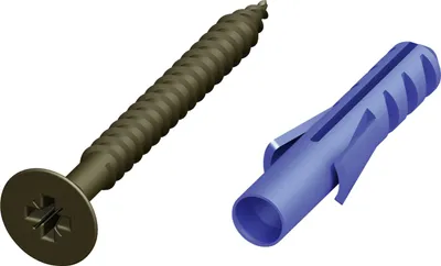 Produktbild von alfer Schrauben und Dübel 3 x 30 mm - 10 Stück verzinkt bronze
