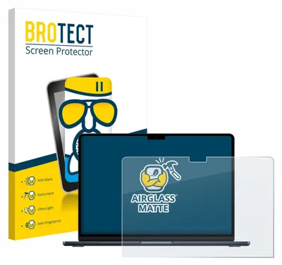 Produktbild von BROTECT Entspiegelungs Schutzglas für Apple MacBook Air 13" M5 2026 Schutzfolie Panzer Folie Glas Display Schutz matt