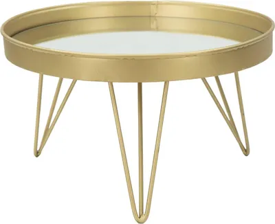 Image de Plateau miroir décoratif sur pieds, Ø 31 cm