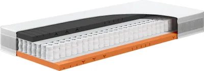Produktbild von Hn8 Taschenfederkern-Matratze "Eco Spring Elite", H1/H2, 140 x 200 cm, Höhe: ca. 23 cm