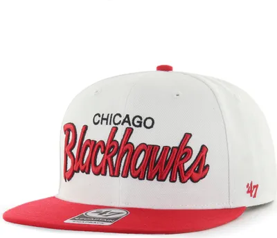 Produktbild von Herrenkappe Chicago Blackhawks NHL Crosstown Script Zweifarbig '47 CAPTAIN