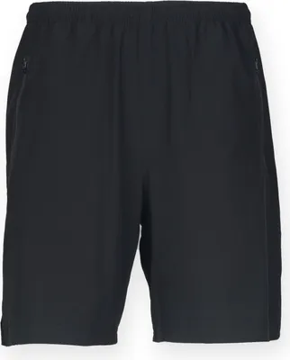 Produktbild von Finden+Hales LV817 | Adult's Stretch Sports Shorts kurze Hose - Farbe: Black - Größe: XL