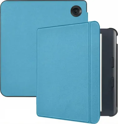 Image de imoshion Slim Hard Case Bookcase for the Kobo Libra Colour - Light Blue