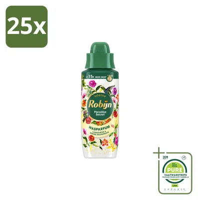 Imagen del producto de 25 unidades de Perfume para ropa Robijn Intense Paradise Secret - 342 ml - Paquete grande