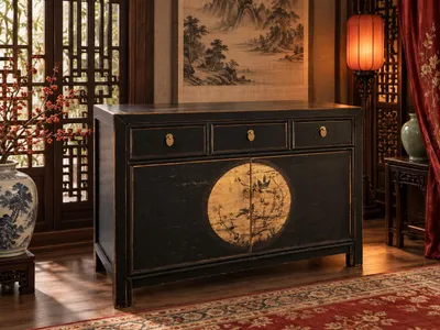Immagine prodotto di OPIUM OUTLET Mobile cassettiera cinese asiatico orientale, completamente assemblato
