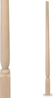 Obrázok produktu pre Zábradlie - zábradlie - 90 cm - bukové drevo - drevené stĺpiky - ⌀ 25 mm - zábradlie - do interiéru