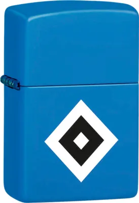 Immagine prodotto di Accendino Zippo Hamburger SV sky con logo HSV Raute prodotto ufficiale con licenza