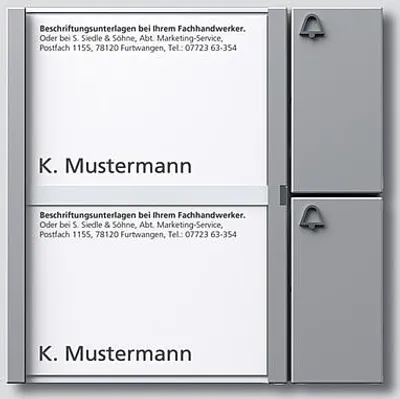 Produktbild von Siedle BTM650-02 - Metallisch - Silber - 2,4 cm - 4,9 cm - -20 - 55 °C