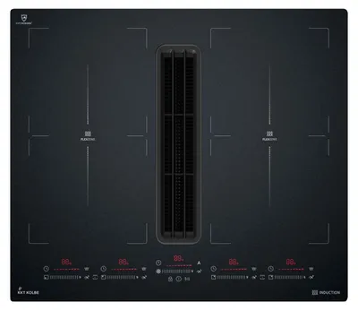 Image de DownDraft Hotte intégrée plaque de cuisson à induction Autonome 60cm 9 niveaux, Image générée par une IA