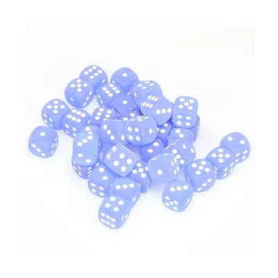 Zdjęcie produktu dla Zestaw kostek Chessex W6x36 Frosted Blue/White