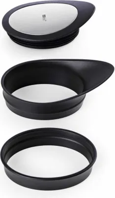 Produktbild von AdHoc Tütenverschluss Bagsy, Schwarz, Kunststoff / Edelstahl / Silikon, 14 cm, BS11
