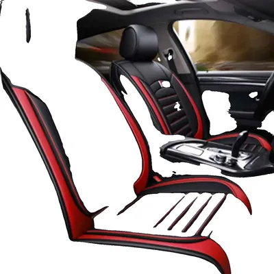 Immagine prodotto di Coprisedile per auto, impermeabile, universale, 2 pezzi rosso