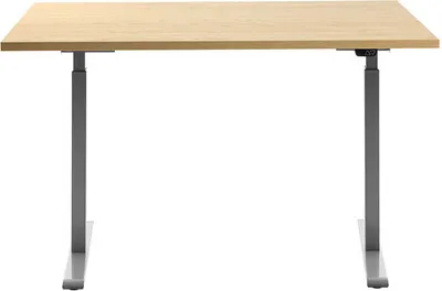 Produktbild von Topstar Sitz-/Steh-Schreibtisch, (B)1.200 mm elektr. höhenverstellbar Ahorn