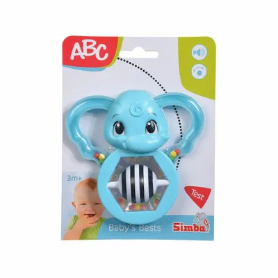 Produktbild von ABC-Rassel Elefant mit Spiegel
