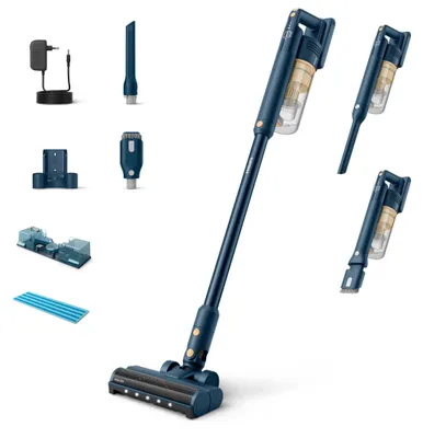 Produktbild von Philips kabelloser Staubsauger Serie 5000, 25,2 V, blau (XC5043/01)