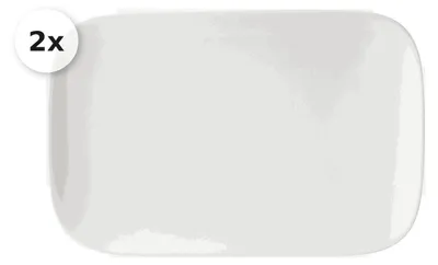Produktbild von Servierplatte 23x15cm 2er Set Arena
