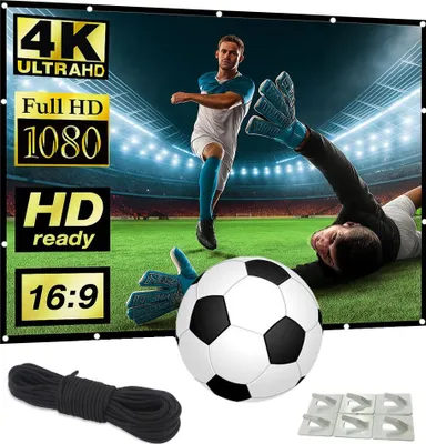 Obrázok produktu pre 100" skladacie projekčné plátno Linomag®, formát 16:9, ideálne na premietanie v interiéri/ exteriéri, prenosné, 4K HD, rýchla montáž, biele