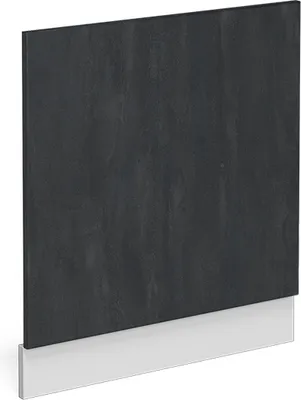 Produktbild von Frontblende Vicco R-Line Schwarz Beton 60 cm ohne Arbeitsplatte, Model 42827