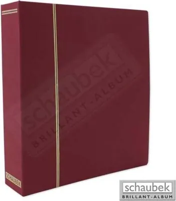 Produktbild von Schaubek DS110/1 Ganzleinen-Schraubbinder, mit 40 Blankoblättern bb 110 rot