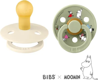 Produktbild von Bibs Schnuller 2er Pack Colour - Moomin Friends