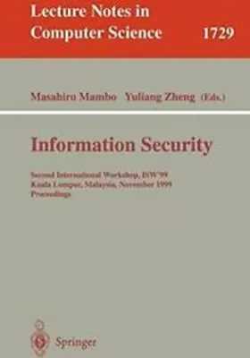 Produktbild von Information Security