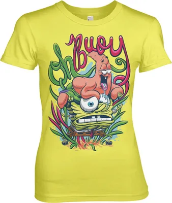 Produktbild von SpongeBob Oh Boy Girly Tee - XX-Large - Yellow