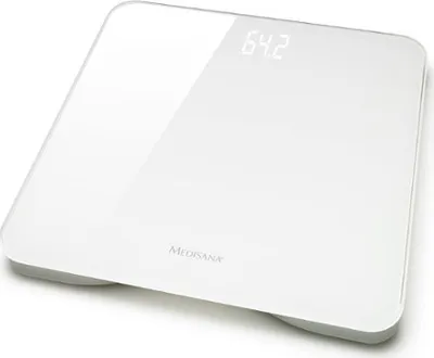 Obrázek produktu pro Medisana 40434, Elektronická osobní váha, 180 kg, 100 g, Bílá, kg, lb, Obdélník