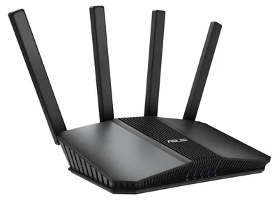 Produktbild von ASUS RT-BE59 BE5000, Wi-Fi 7 (802.11be), Dual-Band (2,4 GHz/5 GHz), Ethernet/LAN, Schwarz, Tabletop-Router