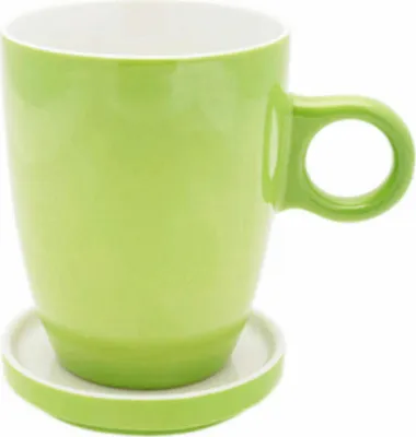 Produktbild von Pickwick Tea Porzellan Tasse + Tee Tip, Tee, Glas, Untertasse, 230 ml, grün
