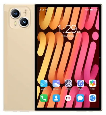 Immagine prodotto di Tablet Android ZELURXX 10,1 pollici 4G LTE 2 in 1, octa-core, 32 GB, doppia fotocamera, Bluetooth, GPS, Wi-Fi, IPS Full HD, per intrattenimento e studio, oro