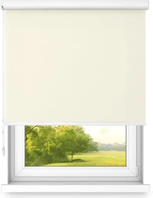 Obrázok produktu pre Time4Blinds, roleta na okno, kazetová roleta, Svetlý krém - ¾avý, 200x120cm