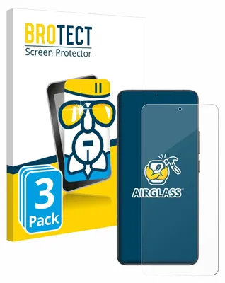 Produktbild von 3x BROTECT Schutzglas für Xiaomi Poco F6 Pro Schutzfolie Panzer Folie Glas Display Schutz klar